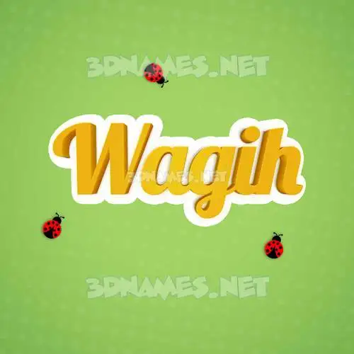 wagih in Ladybugs style - 3D name wallpaper wagih in Ladybugs style - 3D name wallpaper