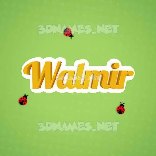walmir in Ladybugs style - 3D name wallpaper walmir in Ladybugs style - 3D name wallpaper