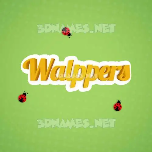walppers in Ladybugs style - 3D name wallpaper walppers in Ladybugs style - 3D name wallpaper