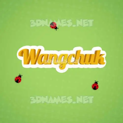 wangchuk in Ladybugs style - 3D name wallpaper wangchuk in Ladybugs style - 3D name wallpaper