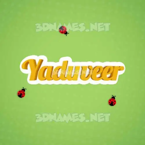 yaduveer in Ladybugs style - 3D name wallpaper yaduveer in Ladybugs style - 3D name wallpaper