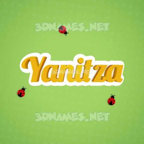 yanitza in Ladybugs style - 3D name wallpaper yanitza in Ladybugs style - 3D name wallpaper