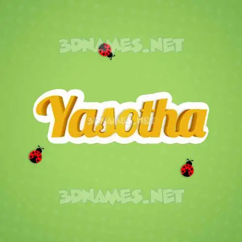 yasotha in Ladybugs style - 3D name wallpaper yasotha in Ladybugs style - 3D name wallpaper