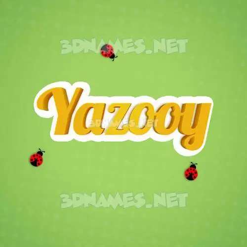 yazooy in Ladybugs style - 3D name wallpaper yazooy in Ladybugs style - 3D name wallpaper