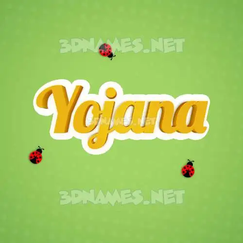 yojana in Ladybugs style - 3D name wallpaper yojana in Ladybugs style - 3D name wallpaper