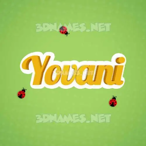 yovani in Ladybugs style - 3D name wallpaper yovani in Ladybugs style - 3D name wallpaper