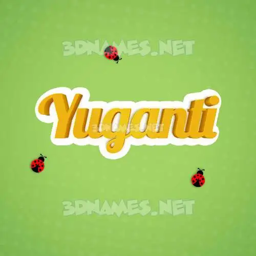 yuganti in Ladybugs style - 3D name wallpaper yuganti in Ladybugs style - 3D name wallpaper