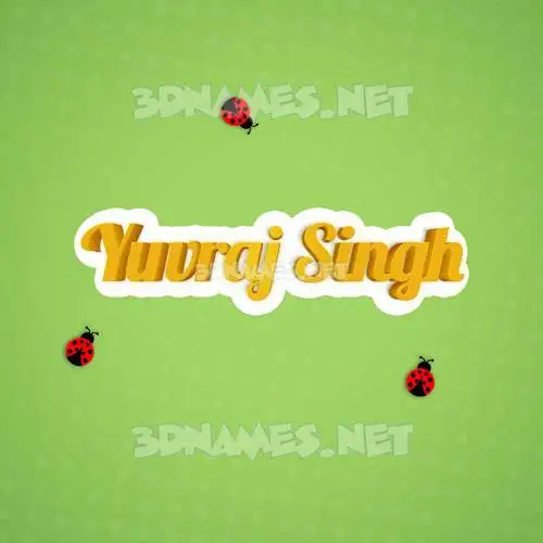 yuvraj singh in Ladybugs style - 3D name wallpaper yuvraj singh in Ladybugs style - 3D name wallpaper
