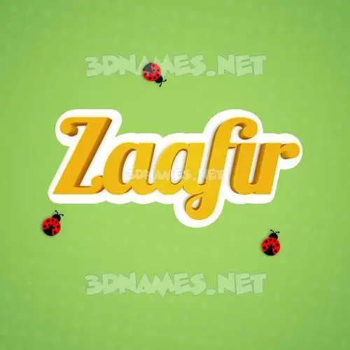 zaafir in Ladybugs style - 3D name wallpaper zaafir in Ladybugs style - 3D name wallpaper