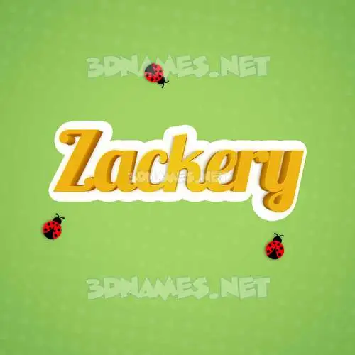 zackery in Ladybugs style - 3D name wallpaper zackery in Ladybugs style - 3D name wallpaper