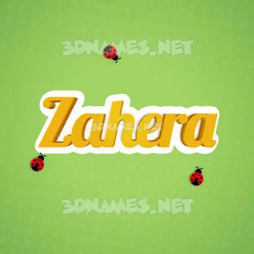 zahera in Ladybugs style - 3D name wallpaper zahera in Ladybugs style - 3D name wallpaper