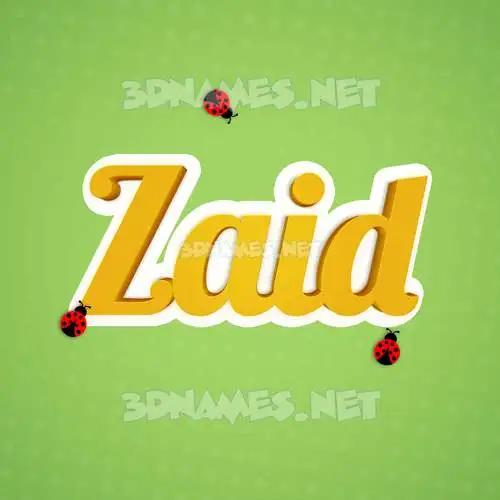 zaid in Ladybugs style - 3D name wallpaper zaid in Ladybugs style - 3D name wallpaper