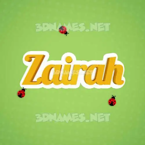 zairah in Ladybugs style - 3D name wallpaper zairah in Ladybugs style - 3D name wallpaper