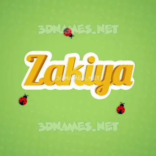 zakiya in Ladybugs style - 3D name wallpaper zakiya in Ladybugs style - 3D name wallpaper