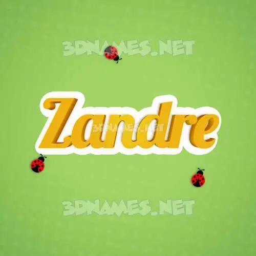 zandre in Ladybugs style - 3D name wallpaper zandre in Ladybugs style - 3D name wallpaper