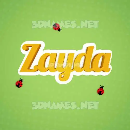 zayda in Ladybugs style - 3D name wallpaper zayda in Ladybugs style - 3D name wallpaper