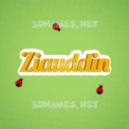 ziauddin in Ladybugs style - 3D name wallpaper ziauddin in Ladybugs style - 3D name wallpaper