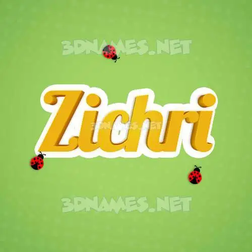 zichri in Ladybugs style - 3D name wallpaper zichri in Ladybugs style - 3D name wallpaper