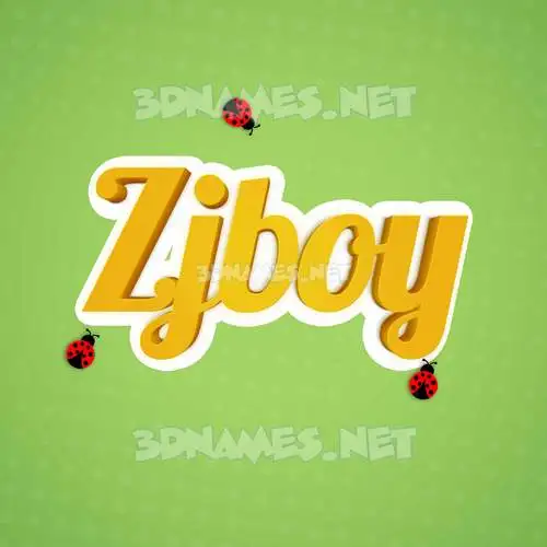 zjboy in Ladybugs style - 3D name wallpaper zjboy in Ladybugs style - 3D name wallpaper