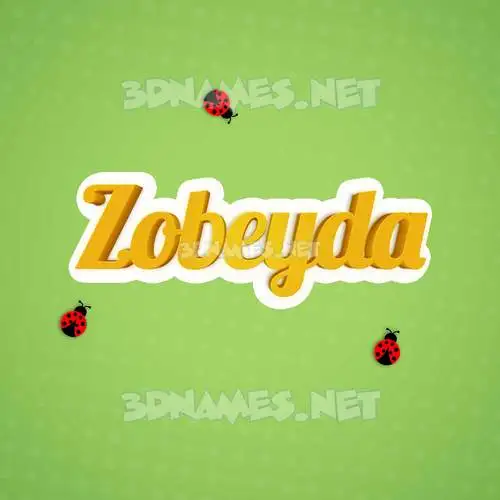 zobeyda in Ladybugs style - 3D name wallpaper zobeyda in Ladybugs style - 3D name wallpaper