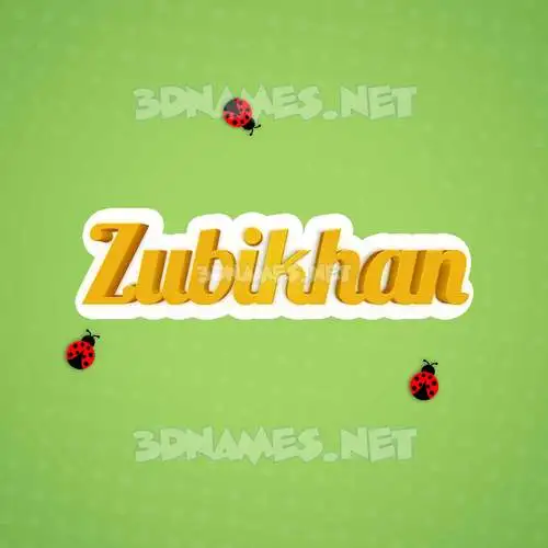zubikhan in Ladybugs style - 3D name wallpaper zubikhan in Ladybugs style - 3D name wallpaper