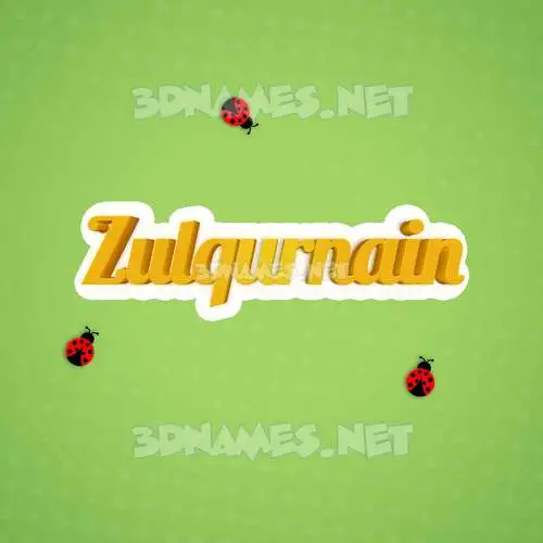 zulqurnain in Ladybugs style - 3D name wallpaper zulqurnain in Ladybugs style - 3D name wallpaper