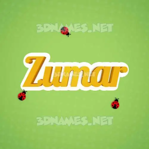 zumar in Ladybugs style - 3D name wallpaper zumar in Ladybugs style - 3D name wallpaper