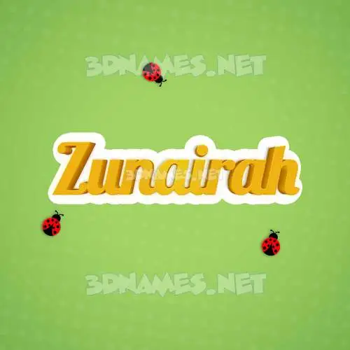 zunairah in Ladybugs style - 3D name wallpaper zunairah in Ladybugs style - 3D name wallpaper