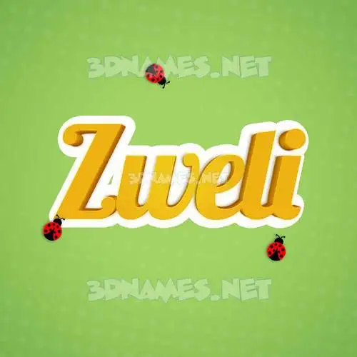 zweli in Ladybugs style - 3D name wallpaper zweli in Ladybugs style - 3D name wallpaper