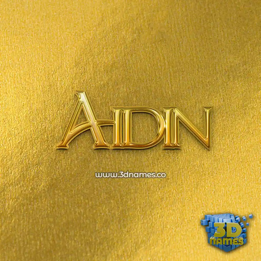 aidin in All Gold style - 3D name wallpaper aidin in All Gold style - 3D name wallpaper