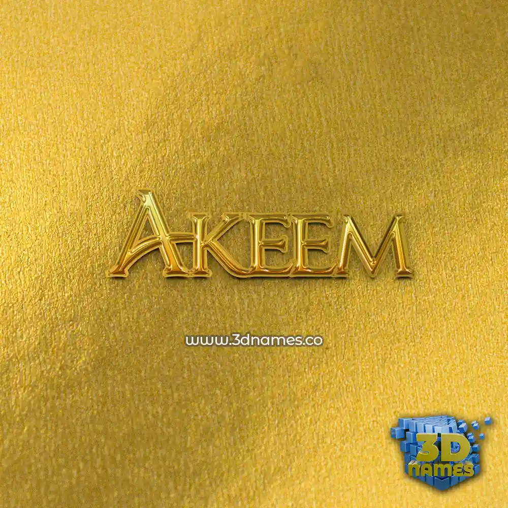 akeem in All Gold style - 3D name wallpaper akeem in All Gold style - 3D name wallpaper