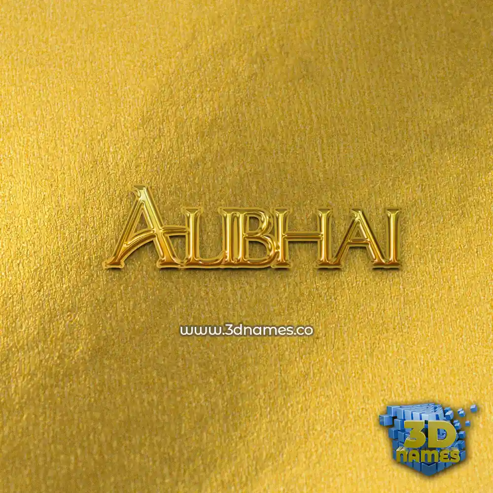 alibhai in All Gold style - 3D name wallpaper alibhai in All Gold style - 3D name wallpaper