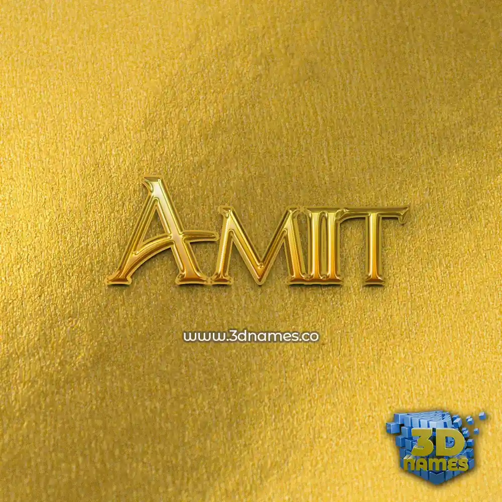 amiit in All Gold style - 3D name wallpaper amiit in All Gold style - 3D name wallpaper
