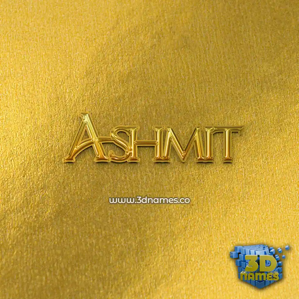 ashmit in All Gold style - 3D name wallpaper ashmit in All Gold style - 3D name wallpaper
