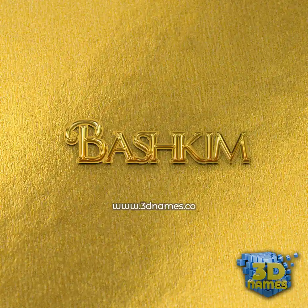 bashkim in All Gold style - 3D name wallpaper bashkim in All Gold style - 3D name wallpaper