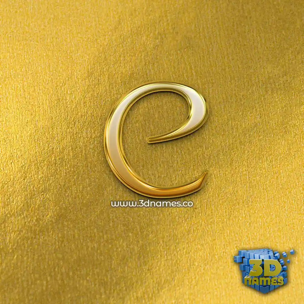 c in All Gold style - 3D name wallpaper c in All Gold style - 3D name wallpaper