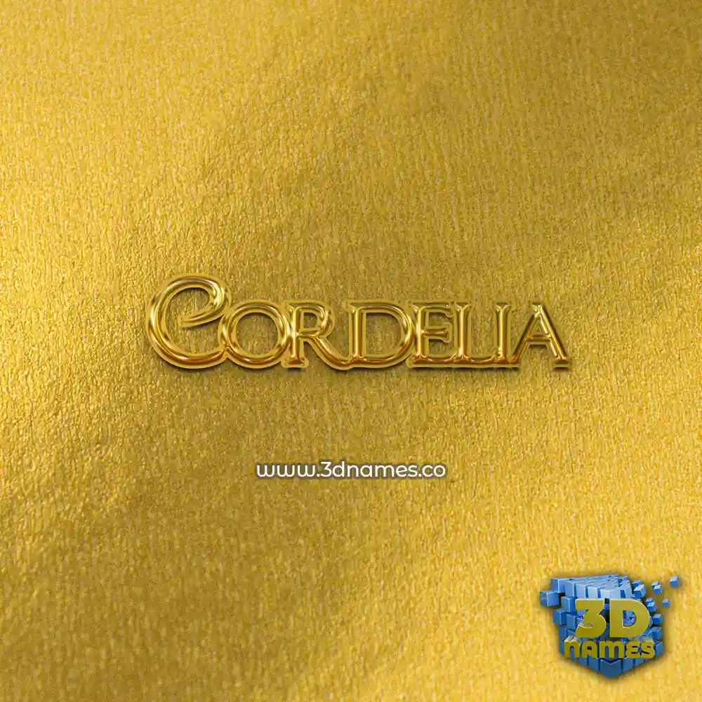 cordelia in All Gold style - 3D name wallpaper cordelia in All Gold style - 3D name wallpaper