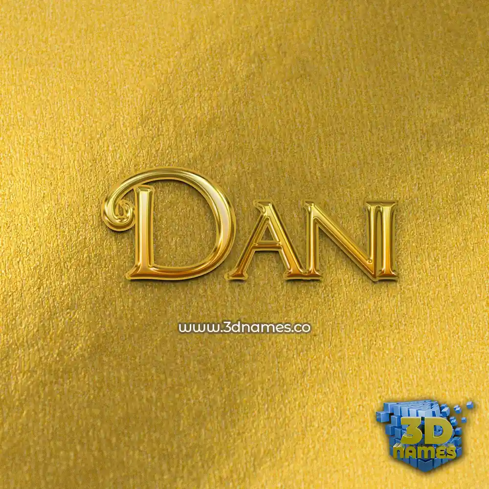 dani in All Gold style - 3D name wallpaper dani in All Gold style - 3D name wallpaper