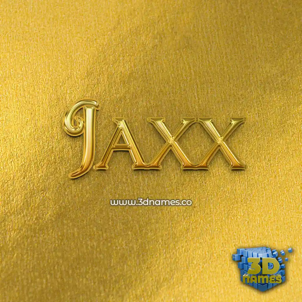 jaxx in All Gold style - 3D name wallpaper jaxx in All Gold style - 3D name wallpaper