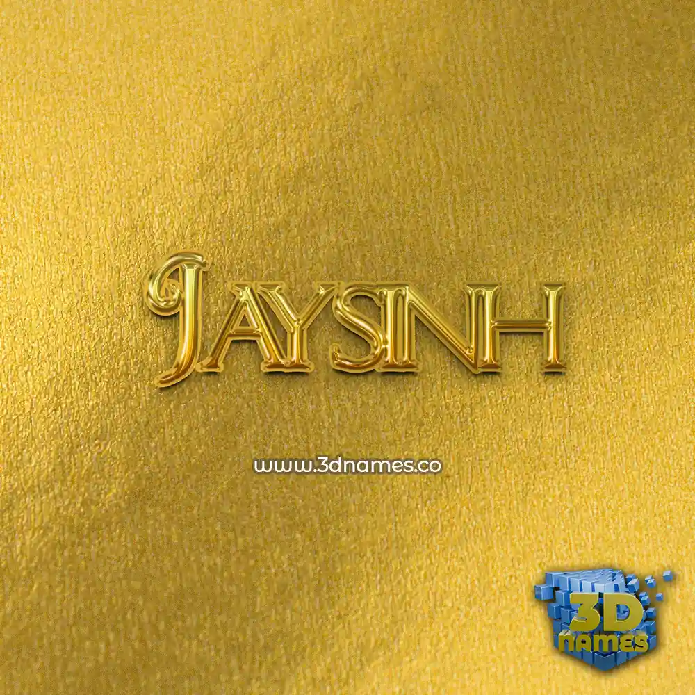 jaysinh in All Gold style - 3D name wallpaper jaysinh in All Gold style - 3D name wallpaper