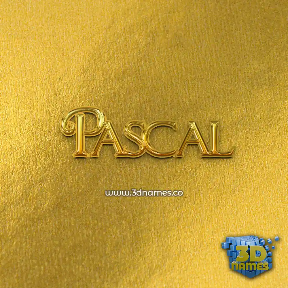 pascal in All Gold style - 3D name wallpaper pascal in All Gold style - 3D name wallpaper