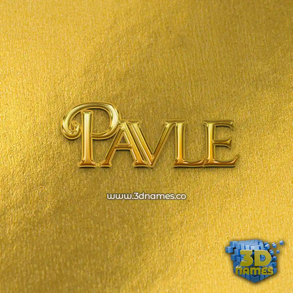 pavle in All Gold style - 3D name wallpaper pavle in All Gold style - 3D name wallpaper
