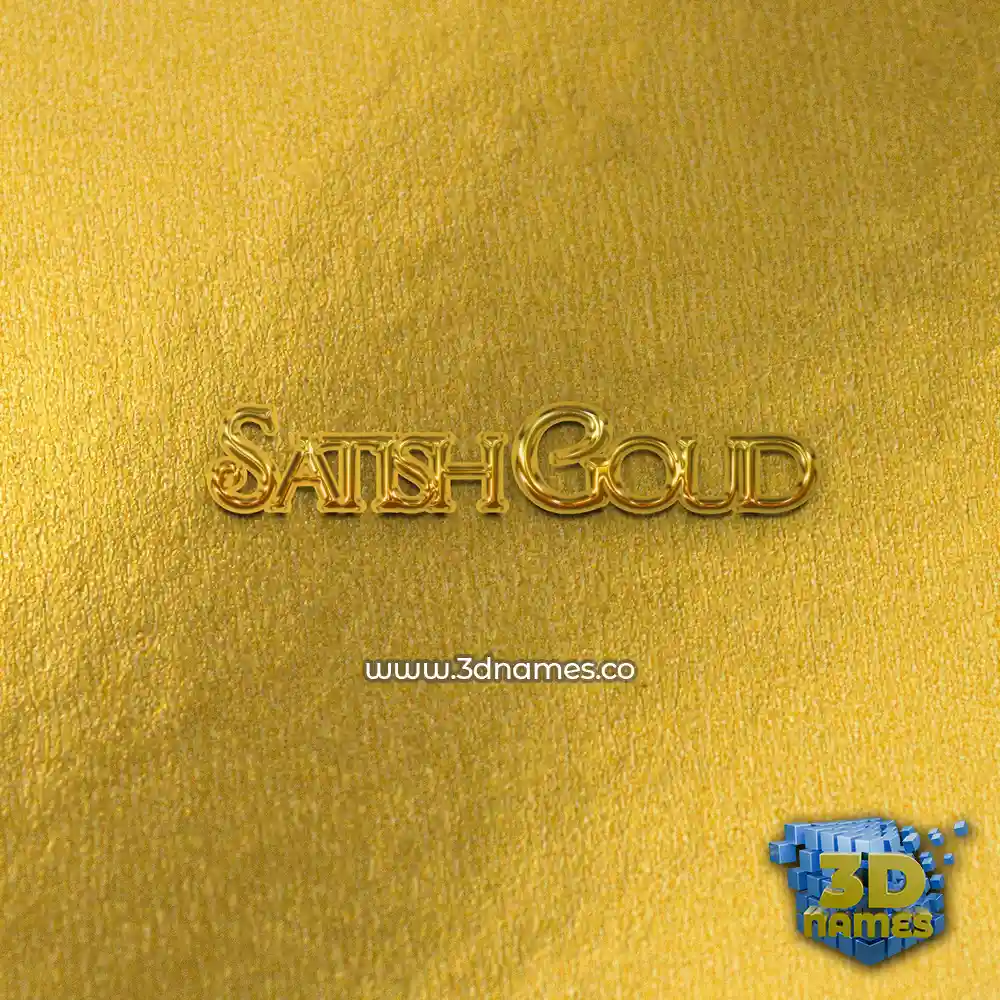 satish goud in All Gold style - 3D name wallpaper satish goud in All Gold style - 3D name wallpaper