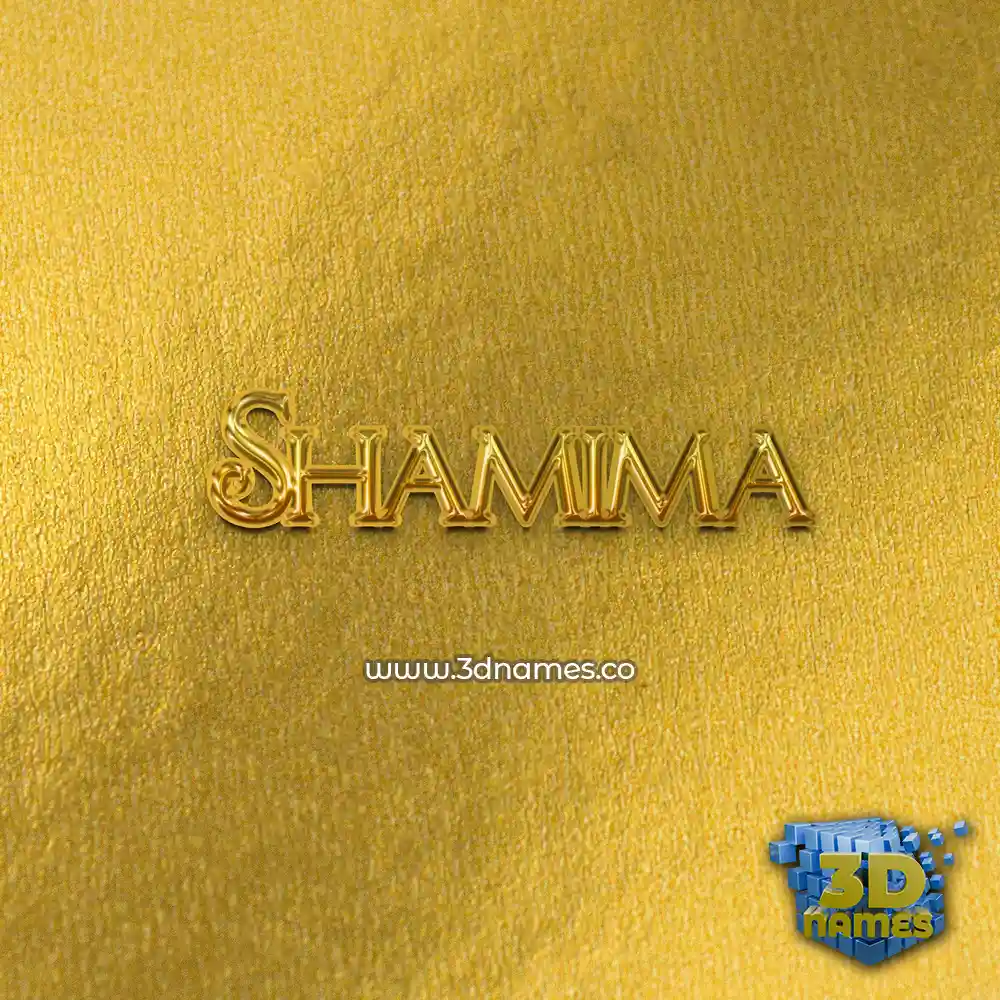 shamima in All Gold style - 3D name wallpaper shamima in All Gold style - 3D name wallpaper