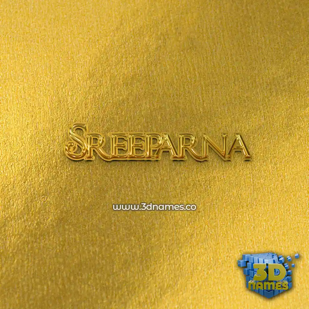 sreeparna in All Gold style - 3D name wallpaper sreeparna in All Gold style - 3D name wallpaper