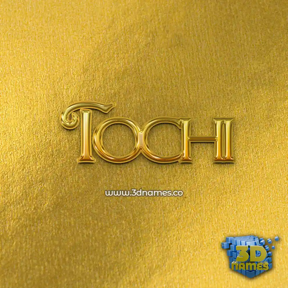 tochi in All Gold style - 3D name wallpaper tochi in All Gold style - 3D name wallpaper