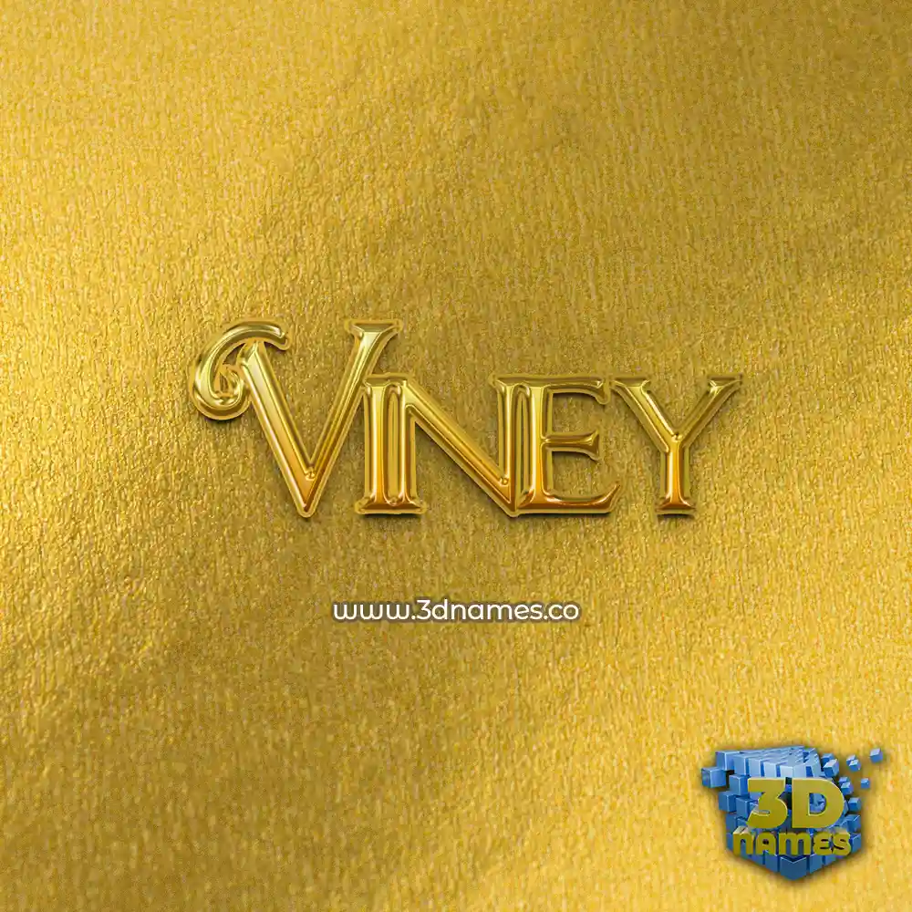 viney in All Gold style - 3D name wallpaper viney in All Gold style - 3D name wallpaper