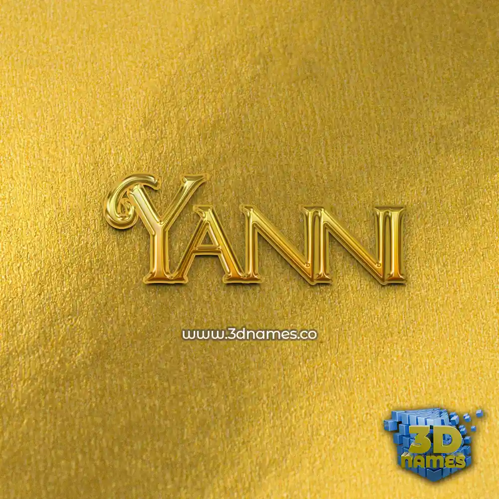 yanni in All Gold style - 3D name wallpaper yanni in All Gold style - 3D name wallpaper
