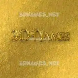 3d names in All Gold style - 3D name wallpaper