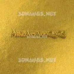 akbahabbqbqs in All Gold style - 3D name wallpaper
